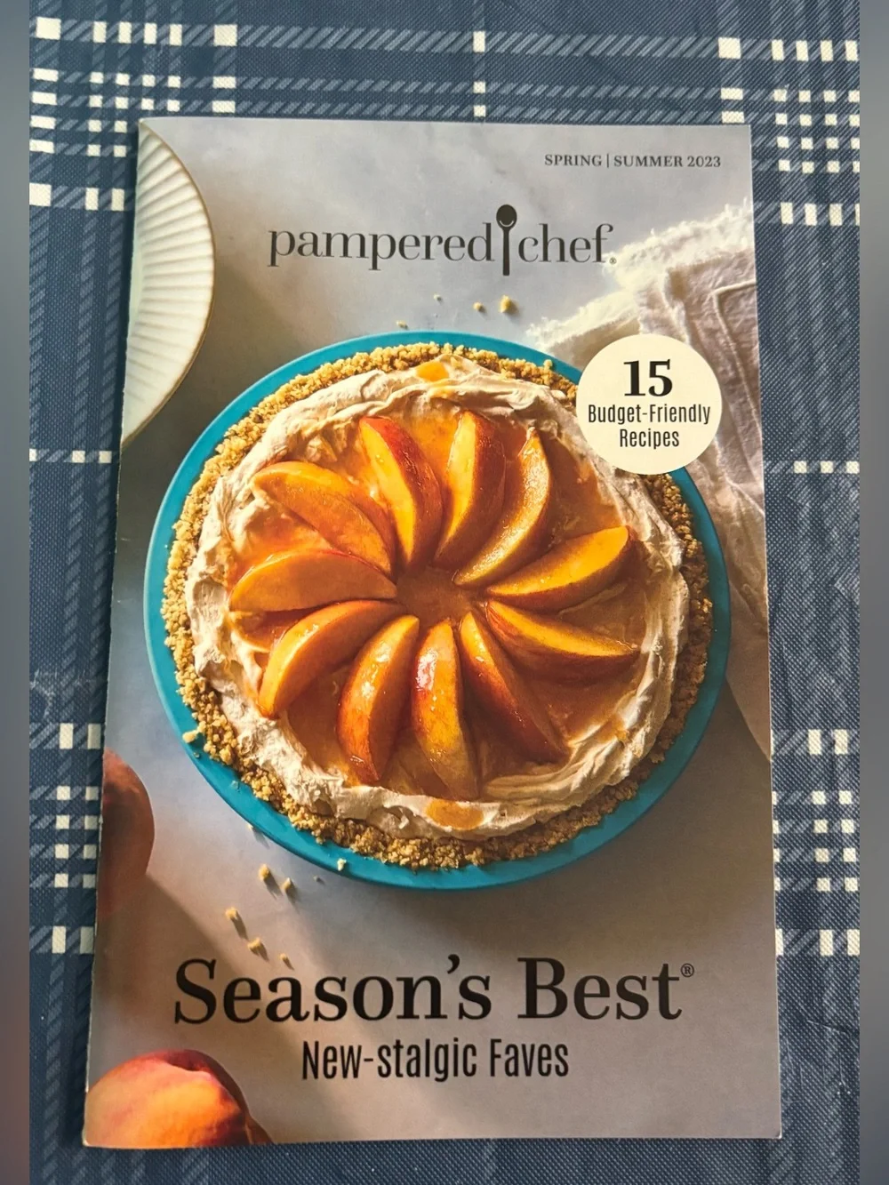 Pampered Chef Season's Best New-stalgic Faves Paperback 15 Recipe Cookbook